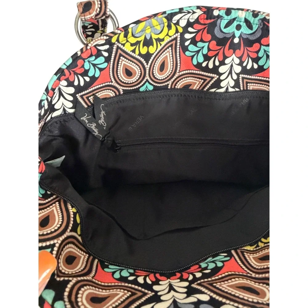 Vera Bradley Women's Mandy Sierra Quilted Paisley Shoulder Bag Handbag Purse